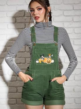 Her Universe Disney Mickey Mouse & Minnie Mouse Corduroy Shortalls, , hi-res
